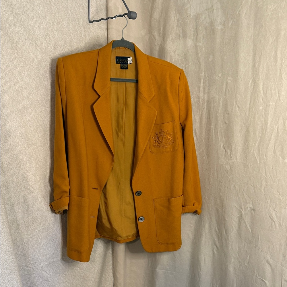 Classiques Entier Mustard Blazer